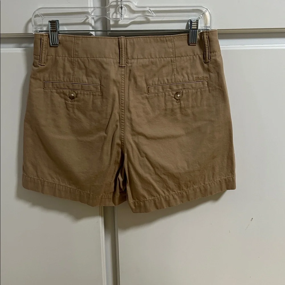 Polo by Ralph Lauren Tan Cotton Shorts NWOT 0